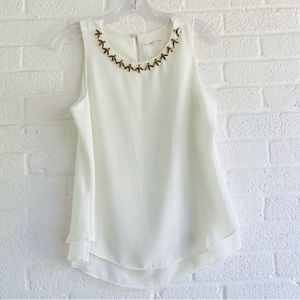 Violet & Claire Shell Tank Small Camisole Blouse Work Office Business